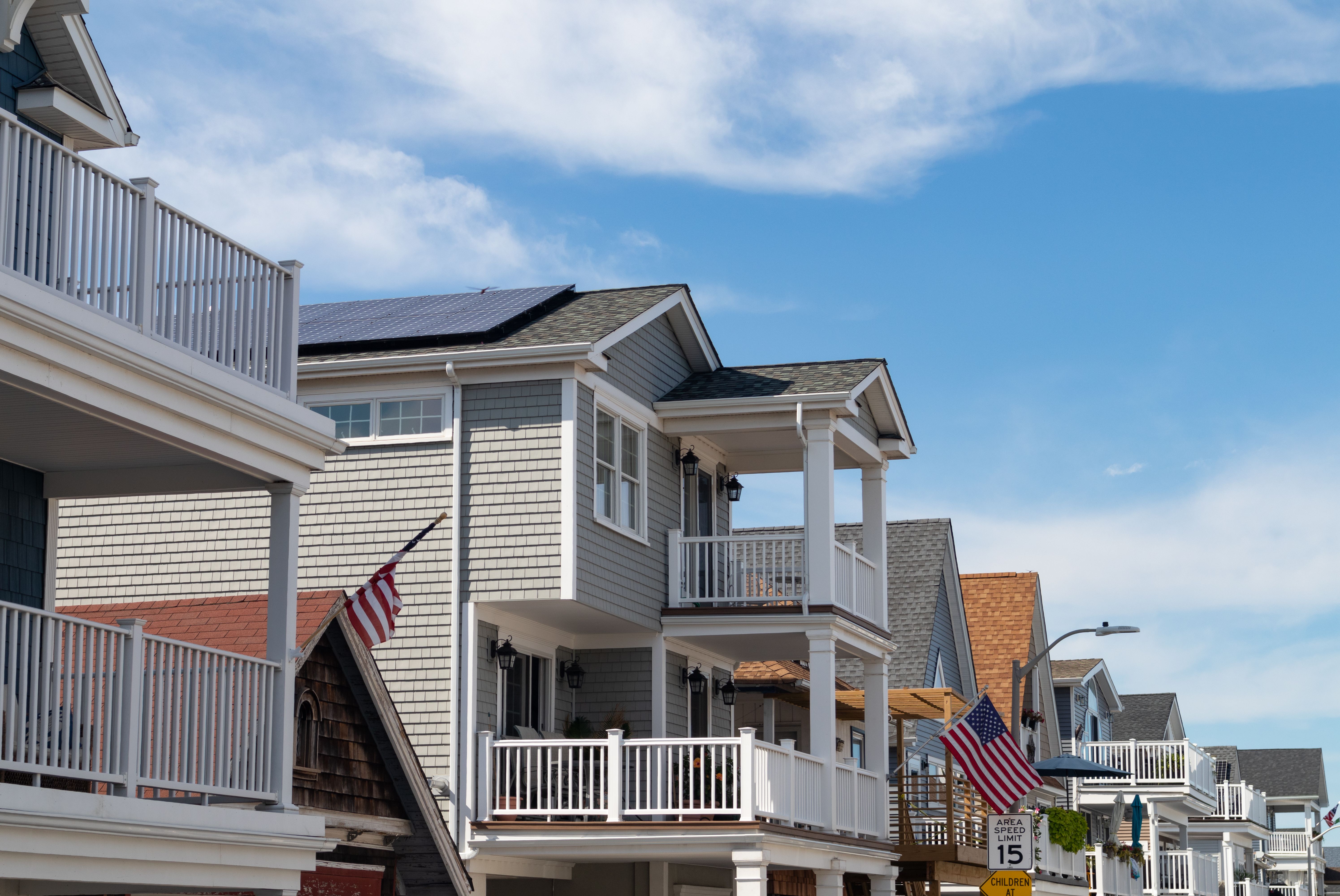 Roofing work shown in a project photograph | Nansemond River Roofing & Siding